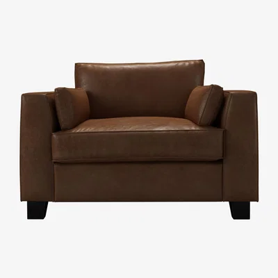 Sofa.com Bowie Loveseat in Tan Vintage Leather - sofa.com