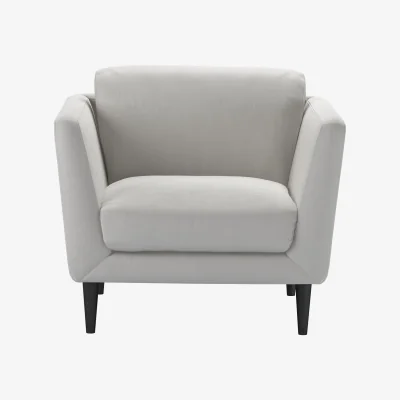Sofa.com Holly Small Armchair in Alabaster Brushed Linen Cotton