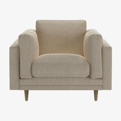 Sofa.com Marco Armchair in Cashew Baylee Viscose Linen