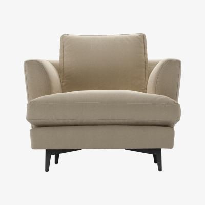 Sofa.com Lars Armchair in Pennine Stone Organic Smart Cotton
