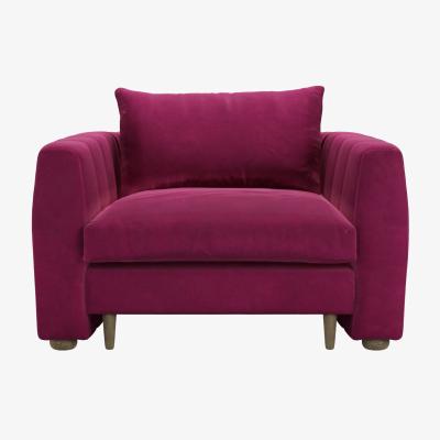 Sofa.com Tiffany Armchair in Persian Rose Smart Velvet
