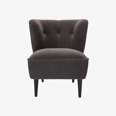 Sofa.com Betty Armchair in Shale Aquaclean Clever Velvet