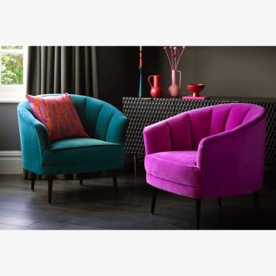 Sofa.com Harper Armchair in Harbour Aquaclean Clever Velvet