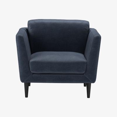 Sofa.com Holly Small Armchair in Armour Smart Velvet