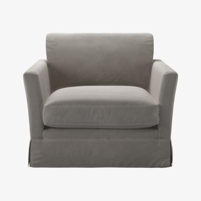 Sofa.com Otto Armchair in Nimbus Aquaclean Clever Velvet