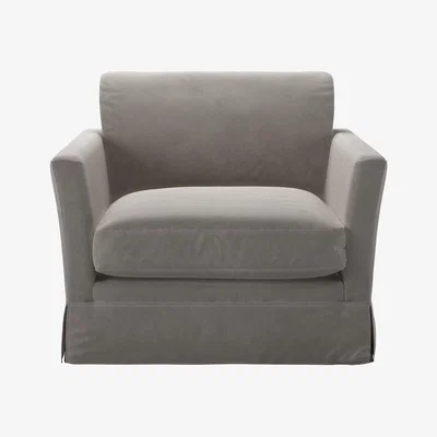 Sofa.com Otto Armchair in Nimbus Aquaclean Clever Velvet