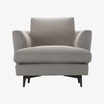 Sofa.com Lars Armchair in Nimbus Aquaclean Clever Velvet