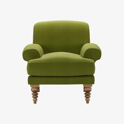 Sofa.com Saturday Armchair in Vine Leaf Organic Smart Cotton