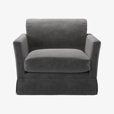 Sofa.com Otto Armchair in Earl Grey Smart Velvet