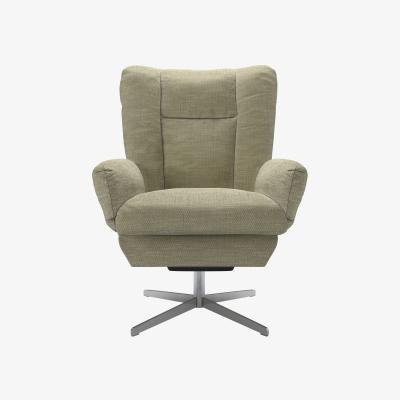 Sofa.com Ellora Swivel Armchair in Palm Silky Jacquard Weave