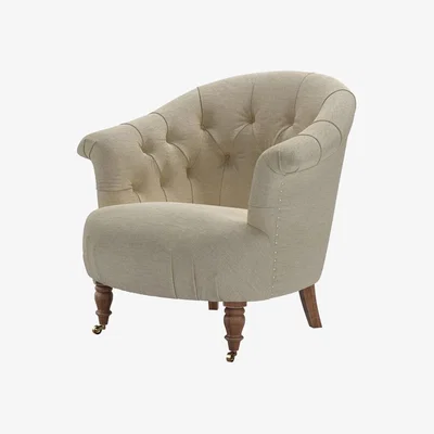 Sofa.com Bertie Armchair in Pampas Hygge Smart Linen