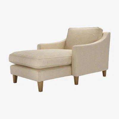 Sofa.com Iggy Chaise Armchair in Shearling Hygge Chunky Weave