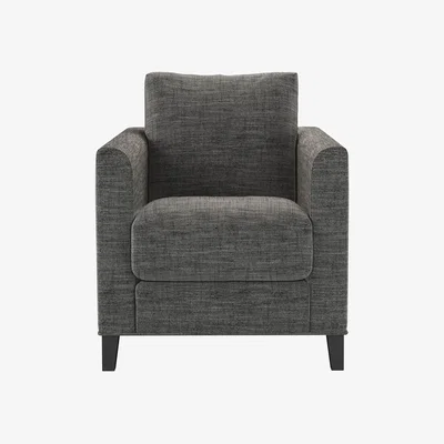 Sofa.com Izzy Armchair in Liquorice Baylee Multi-Tone Viscose Linen