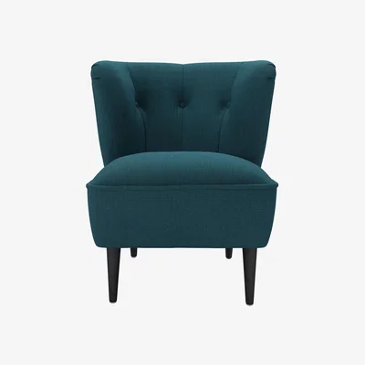 Sofa.com Betty Armchair in Evergreen Brushed Linen Cotton - sofa.com