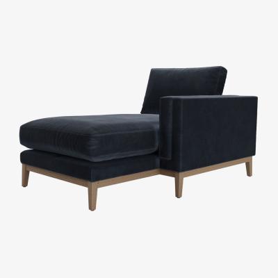 Sofa.com Costello RHF Chaise Armchair in Mercury Cashmere Velvet