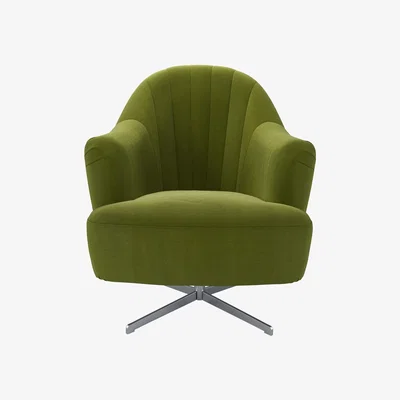 Sofa.com Ariel Armchair in Vine Leaf Organic Smart Cotton
