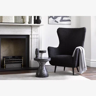 Sofa.com Louis Armchair in Harbour Aquaclean Clever Velvet