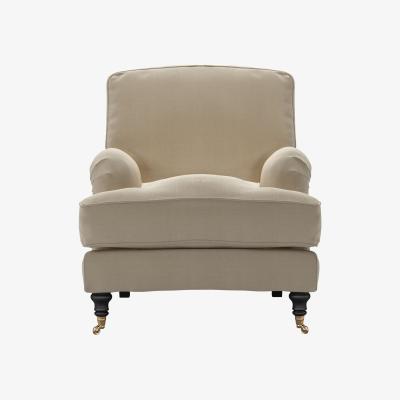 Sofa.com Bluebell Armchair in Pennine Stone Organic Smart Cotton