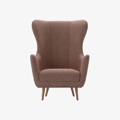 Sofa.com Louis Armchair in Pinot Noir Norfolk Cotton - sofa.com