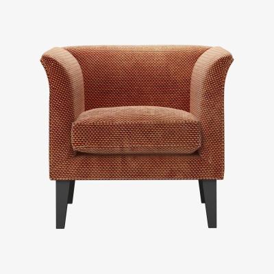 Sofa.com Fingal Armchair in Pomegranate Bubble Velvet