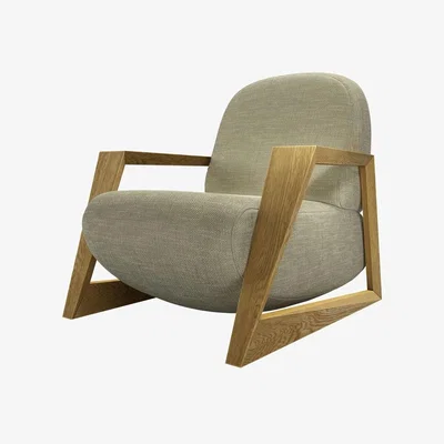 Sofa.com Hockney Armchair in Palm Silky Jacquard Weave - sofa.com