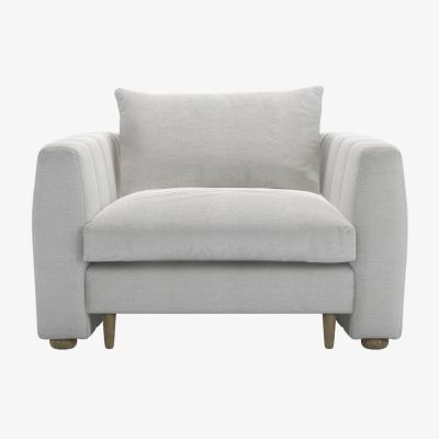 Sofa.com Tiffany Armchair in Harbour Aquaclean Clever Velvet