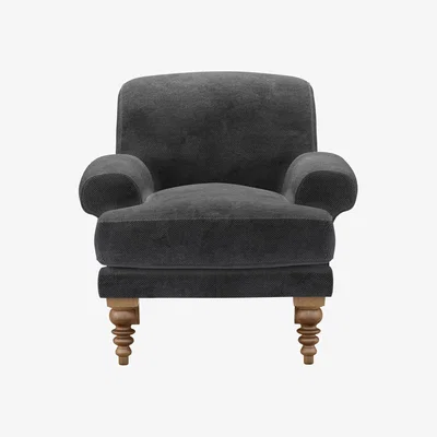 Sofa.com Saturday Armchair in Raven Speckled Chenille