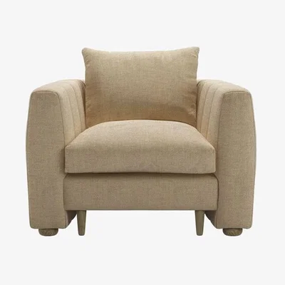 Sofa.com Tiffany Slim Armchair in Nordic Pine Hygge Chunky Weave
