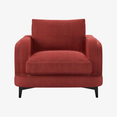 Sofa.com Boston Curved Arm Armchair in Indian Summer Easy Cotton