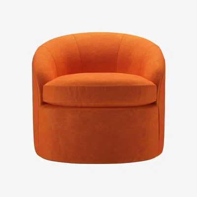 Sofa.com Quinn Armchair in Paprika Smart Velvet