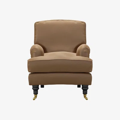 Sofa.com Bluebell Small Armchair in Spiced Honey Soft Leather - sofa.com