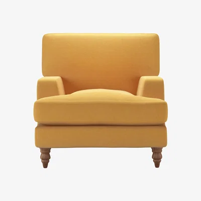 Sofa.com Isla Armchair in Ochre Easy Cotton - sofa.com