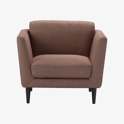 Sofa.com Holly Small Armchair in Pinot Noir Norfolk Cotton