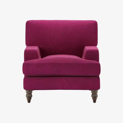 Sofa.com Isla Small Armchair in Persian Rose Smart Velvet