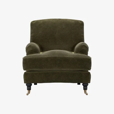 Sofa.com Bluebell Armchair in Juniper Aquaclean Clever Chenille