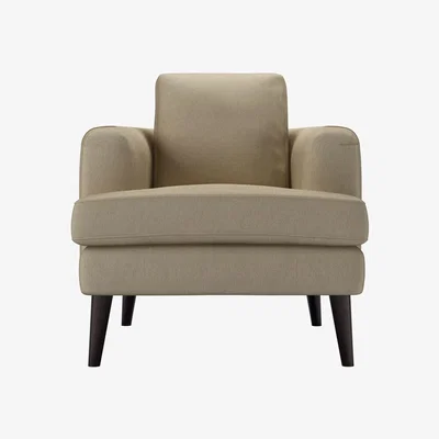 Sofa.com Reuben Armchair in White Sands Soft Chenille - sofa.com