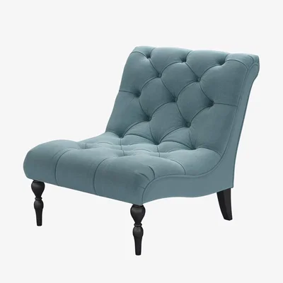 Sofa.com Claude Armchair in Tide Organic Smart Cotton