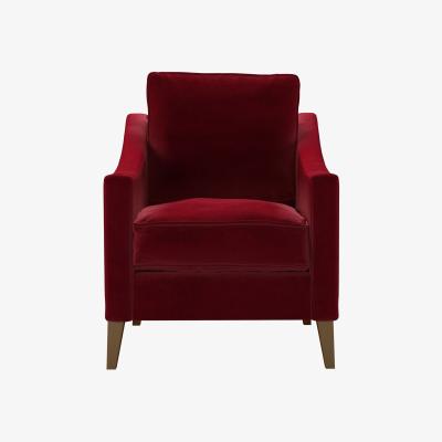 Sofa.com Iggy Armchair in Malbec Cotton Matt Velvet