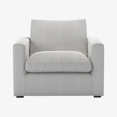 Sofa.com Long Island Slim Small Armchair in Walnut Antique Leather - sofa.com