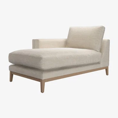 Sofa.com Costello LHF Chaise Armchair in Jasmine Silky Jacquard Weave