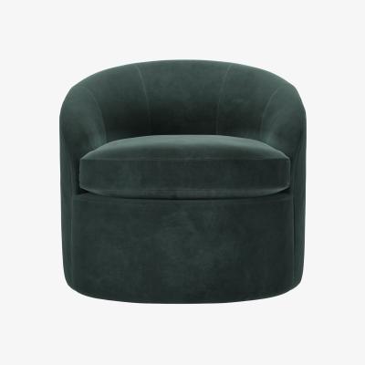 Sofa.com Quinn Armchair in Smokey Green Cashmere Velvet