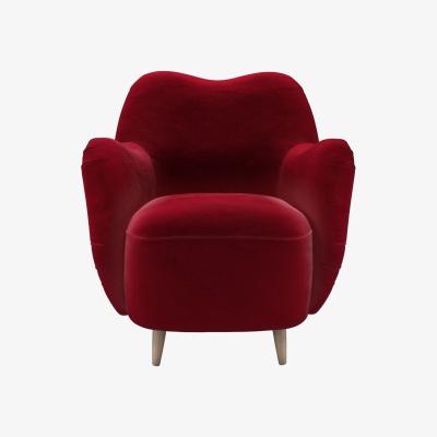 Sofa.com Ginger Armchair in Malbec Cotton Matt Velvet
