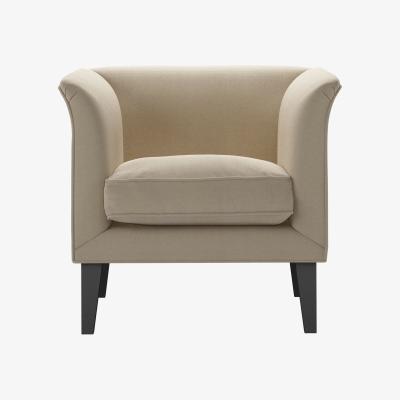 Sofa.com Fingal Armchair in Pennine Stone Organic Smart Cotton