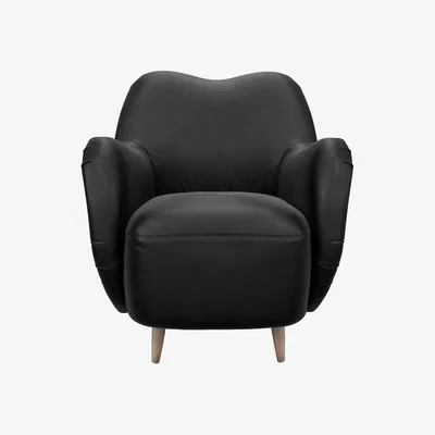 Sofa.com Ginger Armchair in Smoke Soft Leather - sofa.com