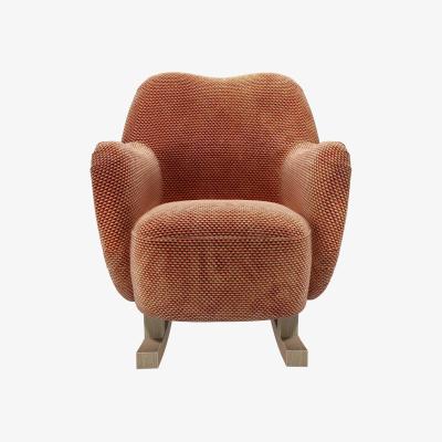 Sofa.com Ginger Rocking Chair in Pomegranate Bubble Velvet