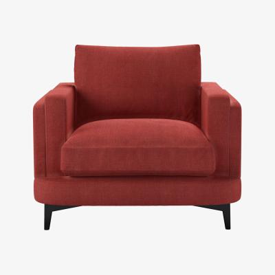 Sofa.com Boston Squared Arm Armchair in Indian Summer Easy Cotton