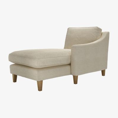 Sofa.com Iggy RHF Chaise Armchair in Pampas Hygge Smart Linen