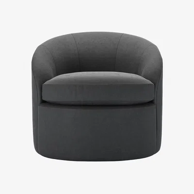Sofa.com Quinn Armchair in Arctic Seal Easy Cotton