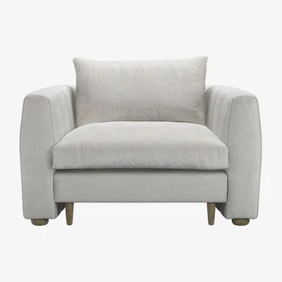 Sofa.com Tiffany Armchair in Shell Heathland Weave - sofa.com