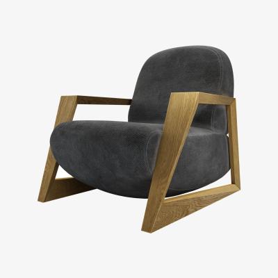 Sofa.com Hockney Armchair in Raven Speckled Chenille